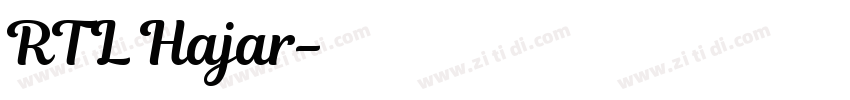 RTL Hajar字体转换